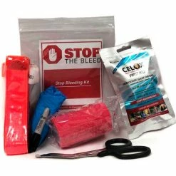 Celox BioLogistex ISBKCT002 Individual Stop Bleeding Kit, Hemostatic Gauze