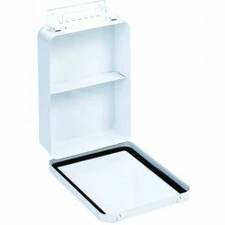 Durham Mfg. First Aid Box Metal - 6-5/16x2-3/8x9-1/16 - Pkg Qty 12