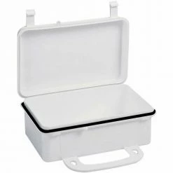 Durham Mfg. First Aid Box Polypropylene W/ Gasket - 7-11/16" x 2-3/8" x 4-9/16" - Pkg Qty 50
