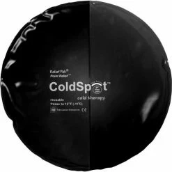 Relief Pak® Heavy-Duty Black Urethane Reusable Cold Pack, Circular 10" Diameter, 12/PK