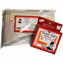 Relief Pak® HotSpot Moist Heat Pack and Cover Set, Neck Pack with Foam-Filled Cover, 12/PK