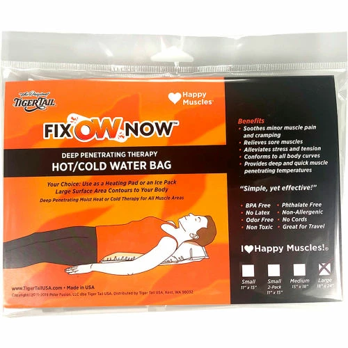 Tiger Tail® Hot/Cold Water Therapy Bag, Large, 1/Pack - Image 5