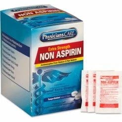 PhysiciansCare® Pain Relievers XStrength Non-Aspirin Acetaminophen, 2/Packet,125 Pk/Bx