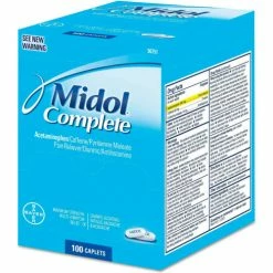 Midol® Complete Menstrual Caplets, Two-Pack, 50 Packs/Box