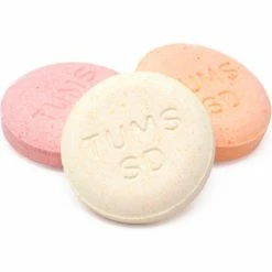 TUMS Antacid Extra Strength Smoothies Assorted Fruit Tablets, 250 Count