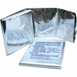 Kemp USA Mylar Foil Emergency Thermal Blanket, 10-601