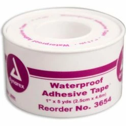 Kemp USA Waterproof Tape 1/2" X 2 1/2 YDS, 500 PCS