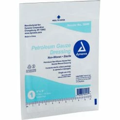 Kemp USA Petroleum Gauze Dressing 3" X 9", 50 PCS