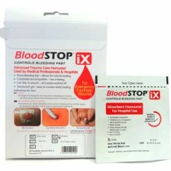 LifeScience Plus BloodSTOP® BS-IX14N Advanced Trauma Care Hemostatic Matrix 2" x 2", 1pc/per box