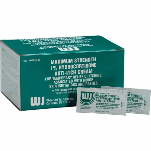 First Aid Only Hydrocortisone Cream, 0.9gm, 144/box - Image 2