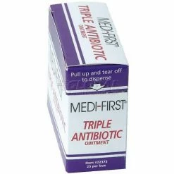 Medi-First Triple Antibiotic Ointment, 1/57 gm. Packets, 25/Box
