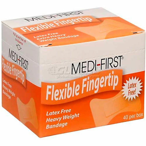 Medi-First Flexible Fingertip Bandage, Extra Heavy Weight, 40/Box