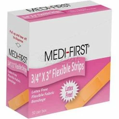 Medi-First Flex Strip Sterile Bandage, 3/4" x 3", 50/Box