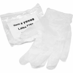 Medi-First Disposable Vinyl Gloves, 1 Pair, 75599