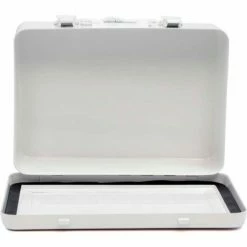 Medique Products First Aid 16 Unit Empty Metal Case, 9" x 6" x 2", 818MTM