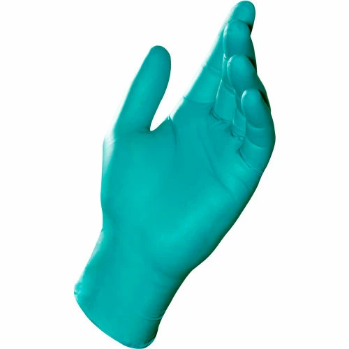 MAPA Professional MAPA ® Solo Green 977 Industrial Grade Disposable Nitrile Gloves, Powder-Free, 100/Box, Size 8