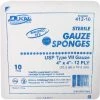 Dukal Gauze Sponge, 4" x 4", Sterile Tray, 12-Ply, 10/Tray, 128 Tray/Case