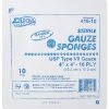 Dukal Gauze Sponge, 4" x 4", Sterile Tray, 16-Ply, 10/Tray, 128 Tray/Case