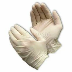 PIP Ambi-Dex® 62-322 Industrial Grade Latex Gloves, Powdered, White, S, 100/Box