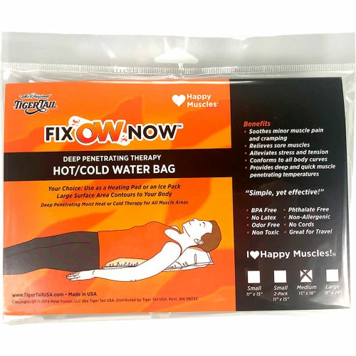 Tiger Tail® Hot/Cold Water Therapy Bag, Medium, 1/Pack