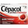 Cepacol® Exta Strength Sore Throat Lozenge, Cherry, 16/Box, 24 Boxes/Carton