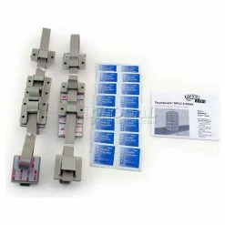 QuakeHold!™ HPLC 8-Stack Fastener Kit, RDHP8G1, Gray