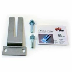 QuakeHold!™ 1" High Z-Bracket, RZ0501, Silver