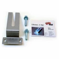 QuakeHold!™ 2" High Z-Bracket, RZ1001, Silver