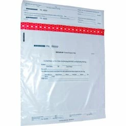 Greenwich Safety SECUR-ID, Patient Property Bag, 19" x 20", Large
