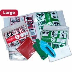 Greenwich Safety SECUR-ID, Pre-Post Decon Kit, Large Adult