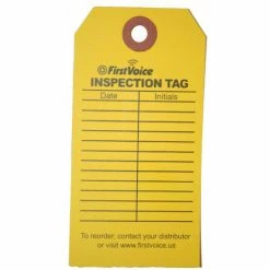 First Voice™ EID Inspection Tag, 10/Pack