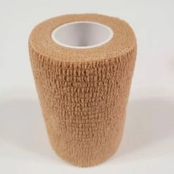 First Voice™ 3" x 5 Yards Self Adhesive Bandage, Latex , Tan, Pack of 10