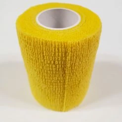 First Voice™ 3" x 5 Yards Self Adhesive Bandage, Latex , Yellow, Pack of 10