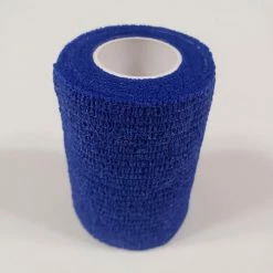 First Voice™ 3" x 5 Yards Self Adhesive Bandage, Latex , Dark Blue