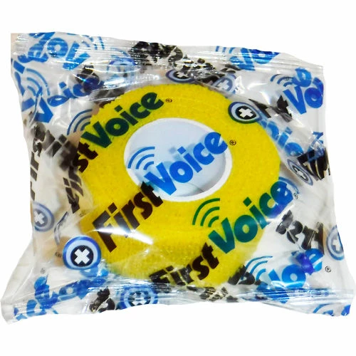 First Voice™ 1" x 5 Yards Self Adhesive Bandage, Non-Latex , Yellow, Pack of 20