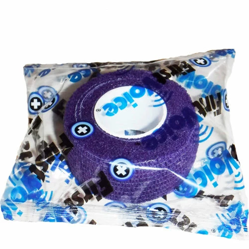 First Voice™ 1" x 5 Yards Self Adhesive Bandage, Non-Latex , Dark Purple, Pack of 6