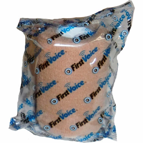 First Voice™ 2" x 5 Yards Self Adhesive Bandage, Non-Latex , Tan, Pack of 4