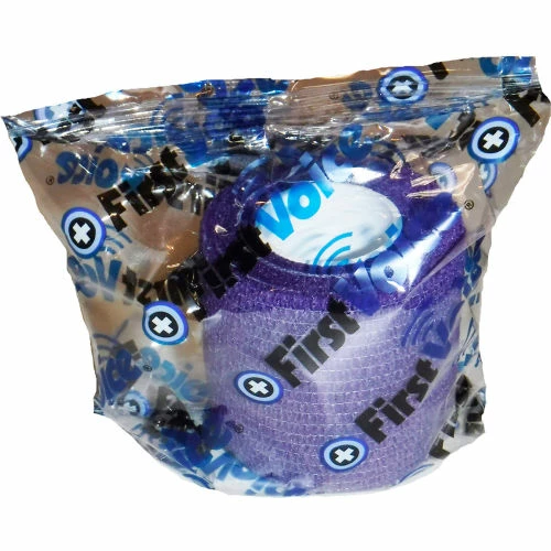 First Voice™ 2" x 5 Yards Self Adhesive Bandage, Non-Latex , Dark Purple