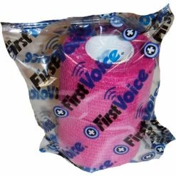 First Voice™ 3" x 5 Yards Self Adhesive Bandage, Non-Latex , Bright Pink, Pack of 8
