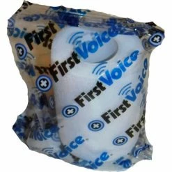 First Voice™ 3" x 5 Yards Self Adhesive Bandage, Non-Latex , White, Pack of 8