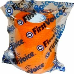 First Voice™ 3" x 5 Yards Self Adhesive Bandage, Non-Latex , Orange