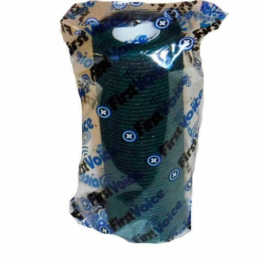 First Voice™ 5" x 5 Yards Self Adhesive Bandage, Non-Latex , Kelly Green