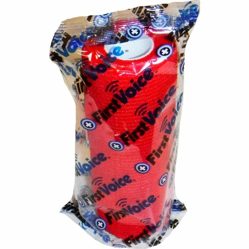 First Voice™ 5" x 5 Yards Self Adhesive Bandage, Non-Latex , True Red