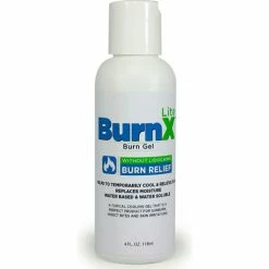 CoreTex® Burn X Lite 32766 Cool Gel Minor Burns & Sunburn, 4oz Bottle, Lidocaine Free, 1-Bottle - Pkg Qty 12