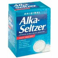 Alka-Seltzer 80659297 Antacid and Pain Relief Medicine, 50 Two-Packs/Box