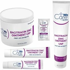 Dynarex Bacitracin Zinc Ointment, 1 oz. Tube, Pack of 72