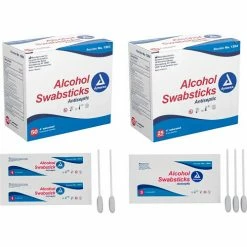 Dynarex Alcohol Swabsticks, NS 4", 500 Pcs