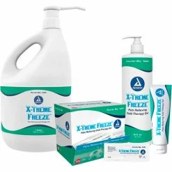 Dynarex X-Treme Freeze Pain Relieving Cold Therapy Gel, 3 ml Packet, Pack of 200