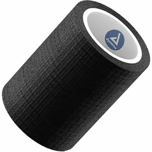 Dynarex Sensi Wrap Self Adherent Bandage Rolls, 1"W x 5 yards, Black, 30 Pcs