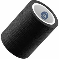 Dynarex Sensi Wrap Self Adherent Bandage Rolls, 3"W x 5 yards, Black, 24 Pcs
